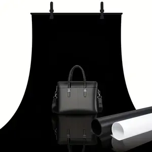 High-Quality Matte PVC Photography Background Paper, Waterproof and Easy to Erase, Reusable, 60x130 Cm Dual-Sided, Ideal for Product Shooting, Photography Equipment