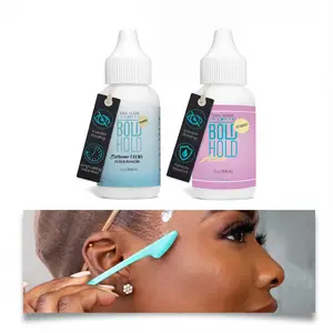 Bold Hold Active 1.3oz  & Bold Hold Extreme Creme 1.3 oz Lace Wig Adhesive Glue & 3in1 Spatula Bundle by The Hair Diagram
