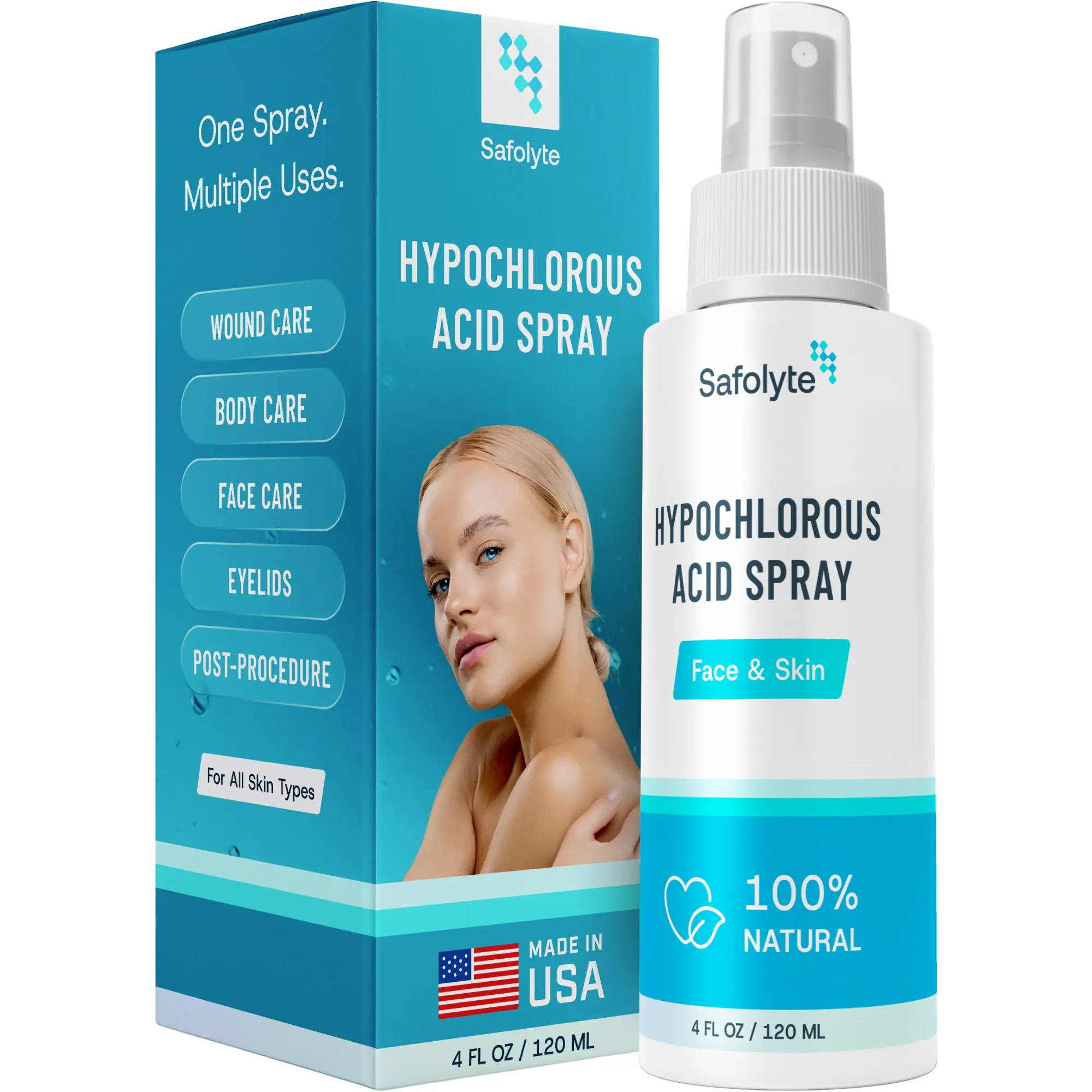 Hypochlorous Acid Spray for Face & Skin