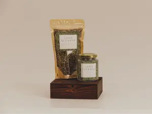 Lung Cleanse Herbal Tea Blend Mullein & Peppermint Leaf Respiratory Support Sweet Cooling Finish