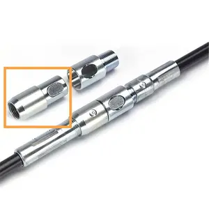 212 MAIN A.W. Perkins Co 2240 ButtonLok Connector, 3/8 in Pt Female Fiber Glass Rod End, Heavy-Duty Rod Coupling