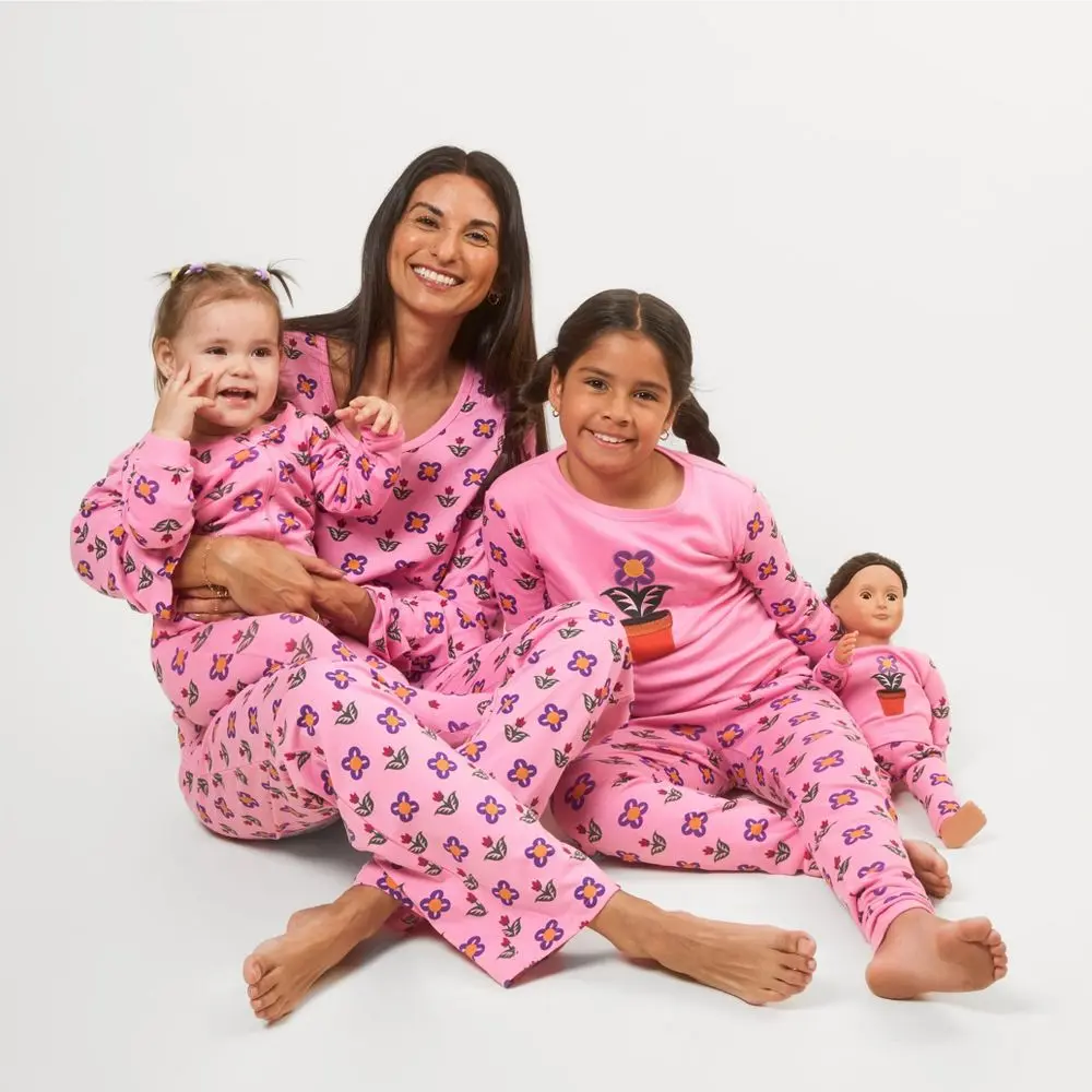 Leveret Womens Two Piece Cotton Loose Fit Pajamas