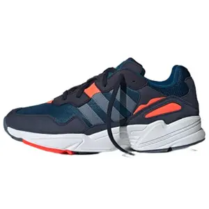 Adidas Originals Yung-96 Comfortable, Slip-Resistant, Lightweight Low-Top Dad Shoes for Men and Women Blue Verifiable, with credentials and supporting global authentication