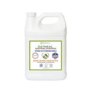 Oatmeal Shampoo – Vet-Recommended Itch Relief for Dogs, Cats & Horses – Hypoallergenic, Moisturizing & Deodorizing – 1 Gallon – Made in USA
