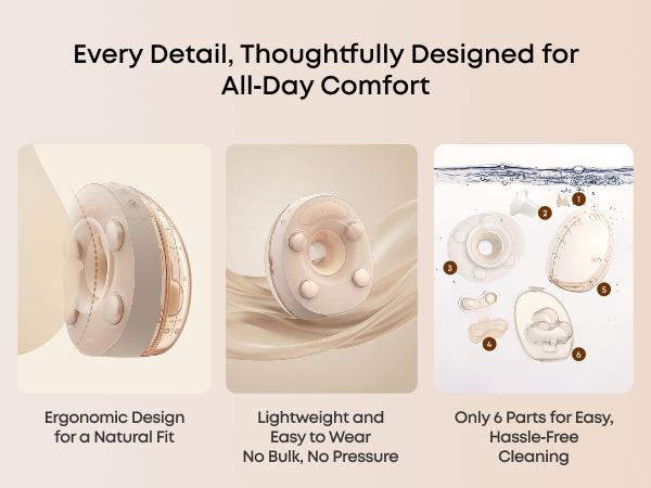 NEW eufy S2 Pro Heated Wearable Breast Pump, Hands-Free Breast Pump with Industry-Leading HeatFlow Tech, App-Controlled OptiRhythm, Hospital-Grade Suction, Leakproof, Slim and Ultra-Quiet for in-Bra Use Maternity NEW eufy S2 Pro Heated Wearable Breast Pump, Hands-Free Breast Pump with Industry-Leading HeatFlow Tech, App-Controlled OptiRhythm, Hospital-Grade Suction, Leakproof, Slim and Ultra-Quiet for in-Bra Use Maternity
