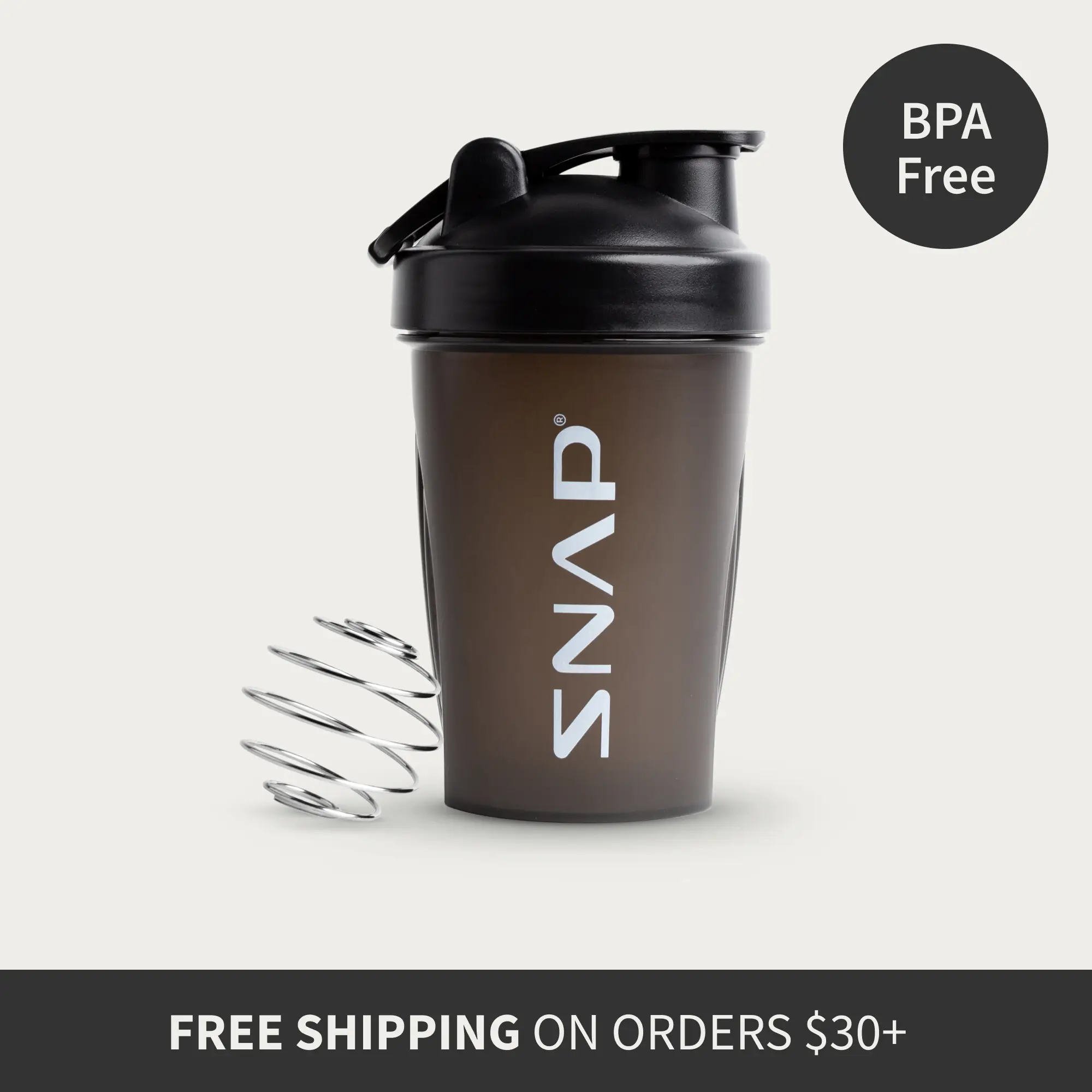 Portable Snap Shaker (14oz) - BPA-Free and Reusable