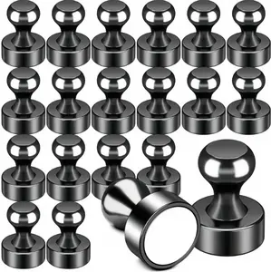 Strong Magnet, Thumbtack Magnet,Refrigerator Magnet, Brushed NickelMagnets, Suitable for Whiteboards,Refrigerator Magnets, Kitchens, Offices,Schools Matte Black Kitchen Sink Bottle Washer