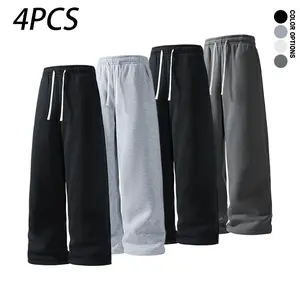 Men’s casual athletic pants for spring, summer, and autumn with a simple drawstring waist—comfortable, skin-friendly, versatile everyday men’s bottoms.