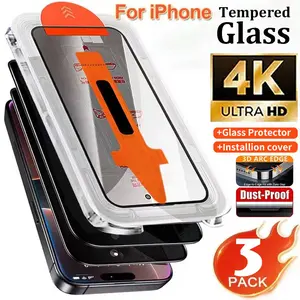 Mobile phone tempered film, screen protector, mobile phone privacy protector, scratch-resistant, waterproof, and anti-fingerprint, suitable for iPhone series phones