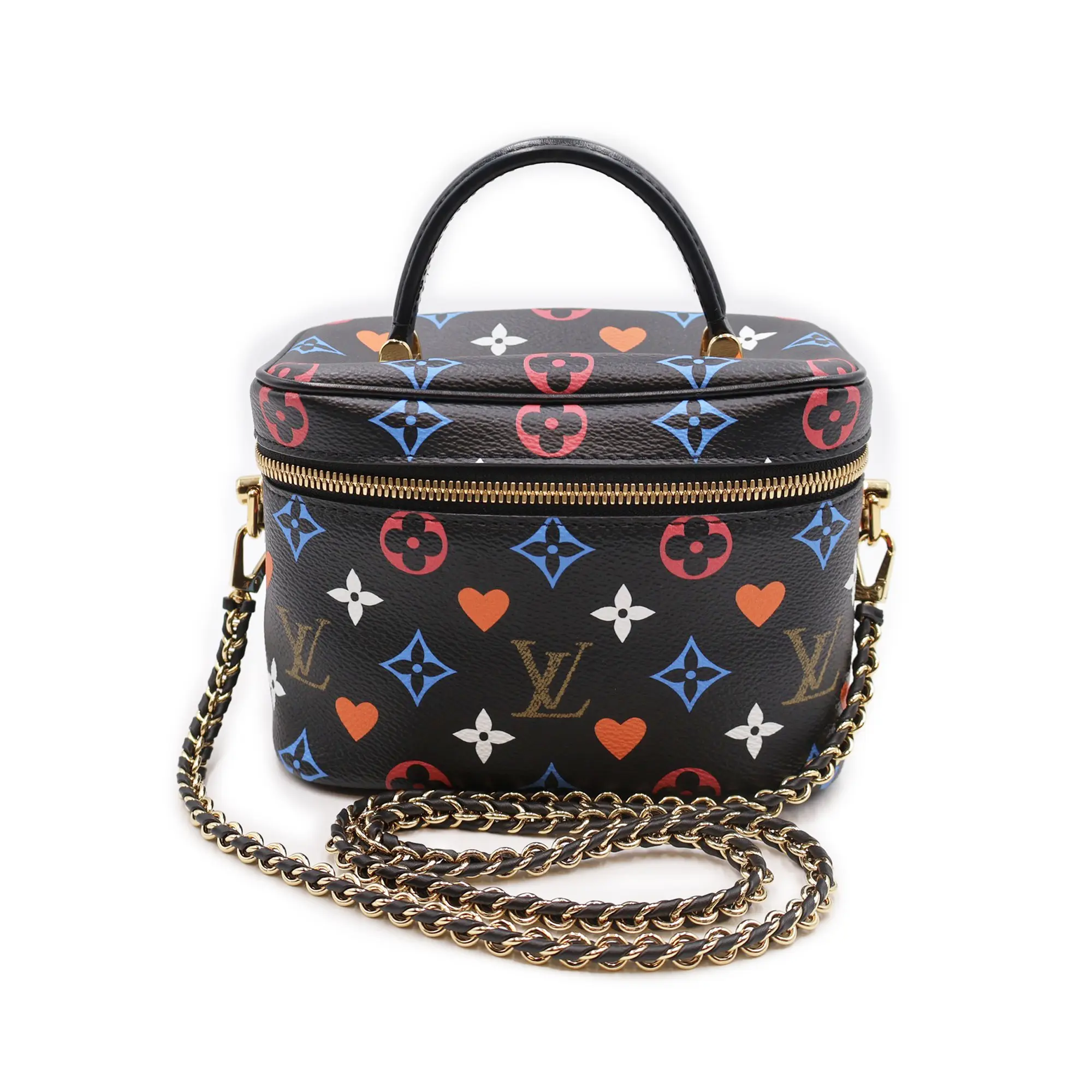 Pre-owned Louis Vuitton canvas Mini Bags Monogram Multicolor Game On Vanity PM Shoulder Bag (27237)