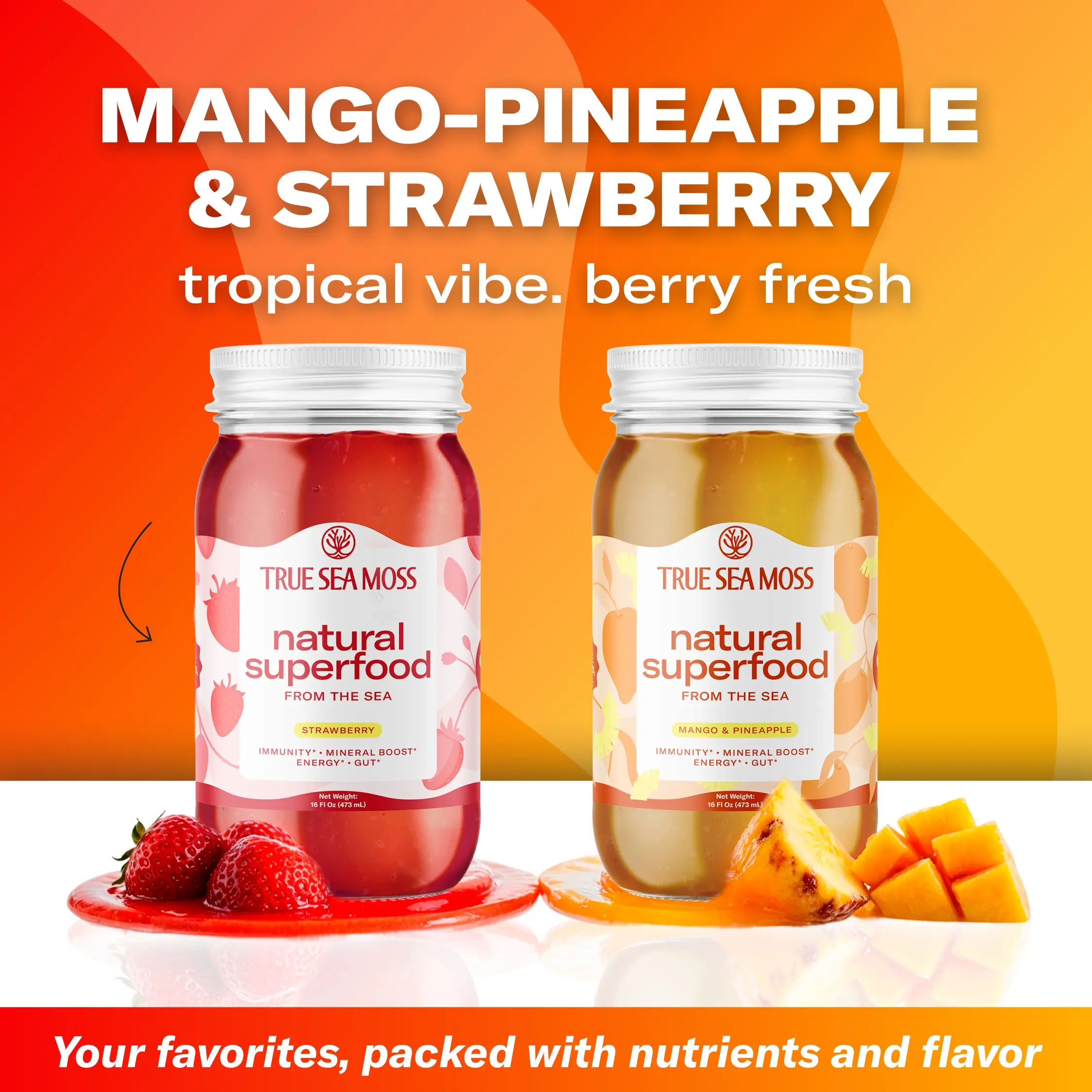 Mango Pineapple + Strawberry