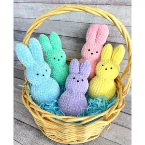 No Sew Peep Bunny, Crochet Cute Crochet Bunny