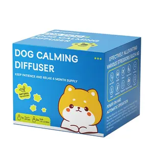 PRO! Dog Calming Diffuser 48ml Automatic Pheromones for Anxiety Relief Stop Peeing Barking Marking Pet Calming Aid Device 6 Months Supply Esse
