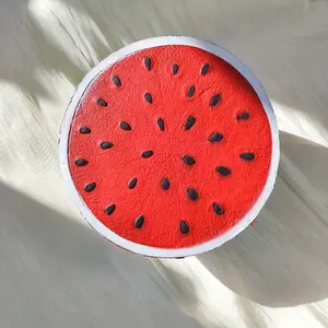 Soft Slow Bounce Realistic Large Watermelon Stress Relief Decompression Toy, Relaxing and Fun Sensory Plaything for Adults and Kids