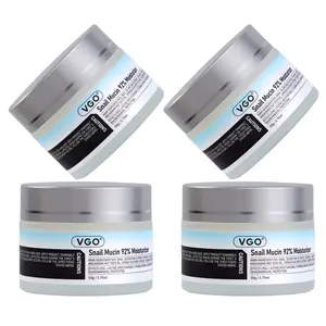 VGO Snail Mucin 92% Essence Moisturizer – Gentle Daily Hydration Face Cream for All Skin Types Moisture Hydrate Cleanser