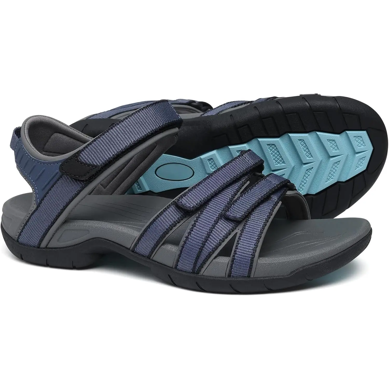 Hiking Sandals for Women Comfortable Outdoor Walking Sport Sandal with Adjustable Straps and Arch SupportGift..