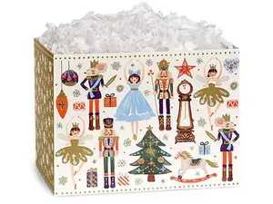 Nutcracker Dance Basket Box Large 10.25x6x7.5"