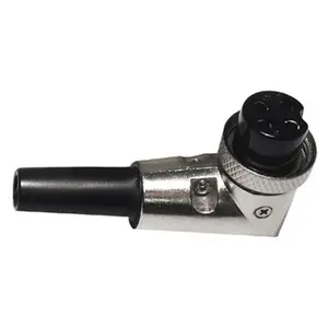212 MAIN Compact 4-Pin Right Angle Microphone Connector, Bulk Pack, Automotive & Motorcycle Brake System Accessory