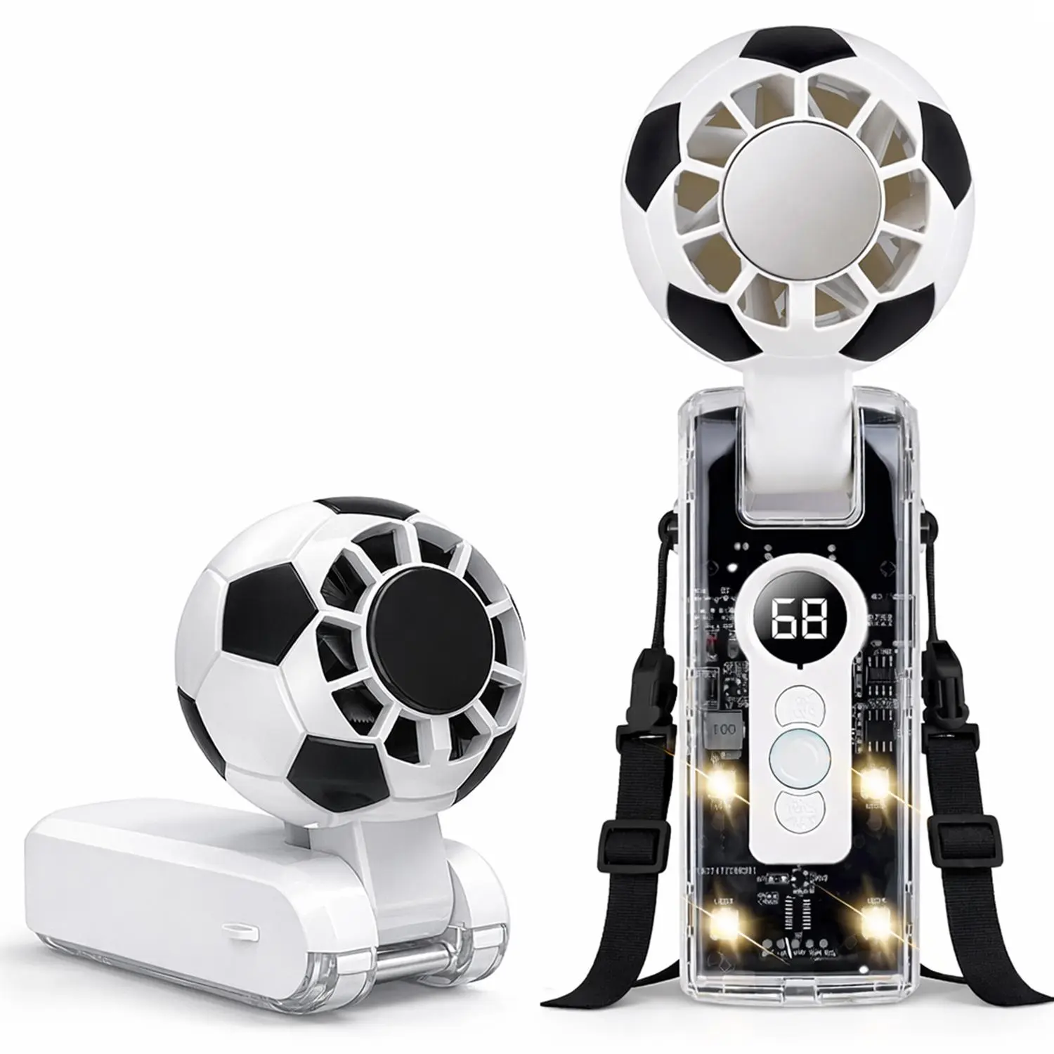Novelty Gifts and Activity Items – Glass Candle, Soccer Desk Fan, Bubble Blaster or Toy Excavator