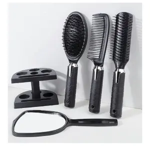 5pcs Pieces Detangling Styling Comb Set & Base