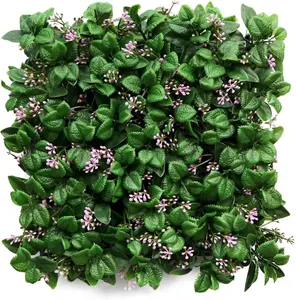 Artificial Hedge Wall Panels,8pcs10"X10"Greenery