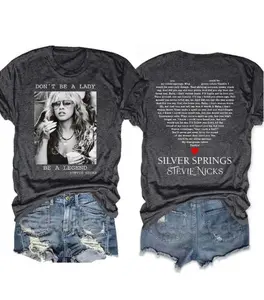 Don't Be A Lady Be A Legend T-Shirt, Vintage Stevie Nicks Silver Springs Tee, Retro Gypsy Fleetwood Mac Concert Shirt