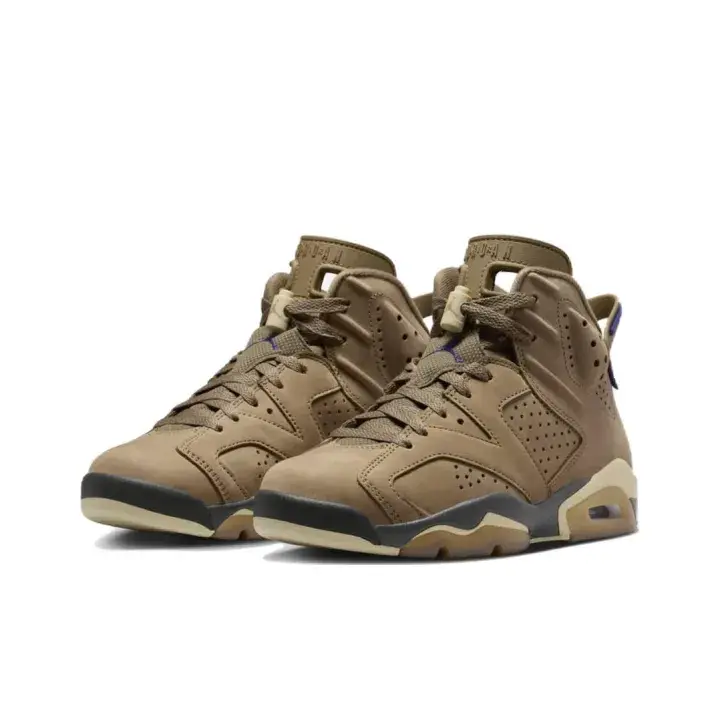 Fashion Taupe Brown Suede High Top Trainers, Wearable Breathable Suede Surface, Light Cushioned Daily Outdoor Sneakers
