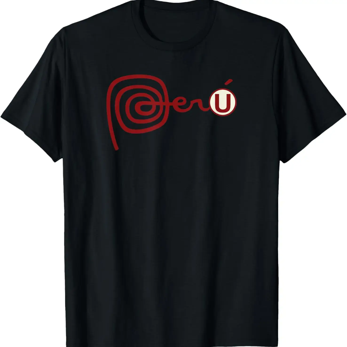100%cotton Club Universitario de Deportes Peru Futbol Soccer T Shirt T-Shirt Fabric Menswear