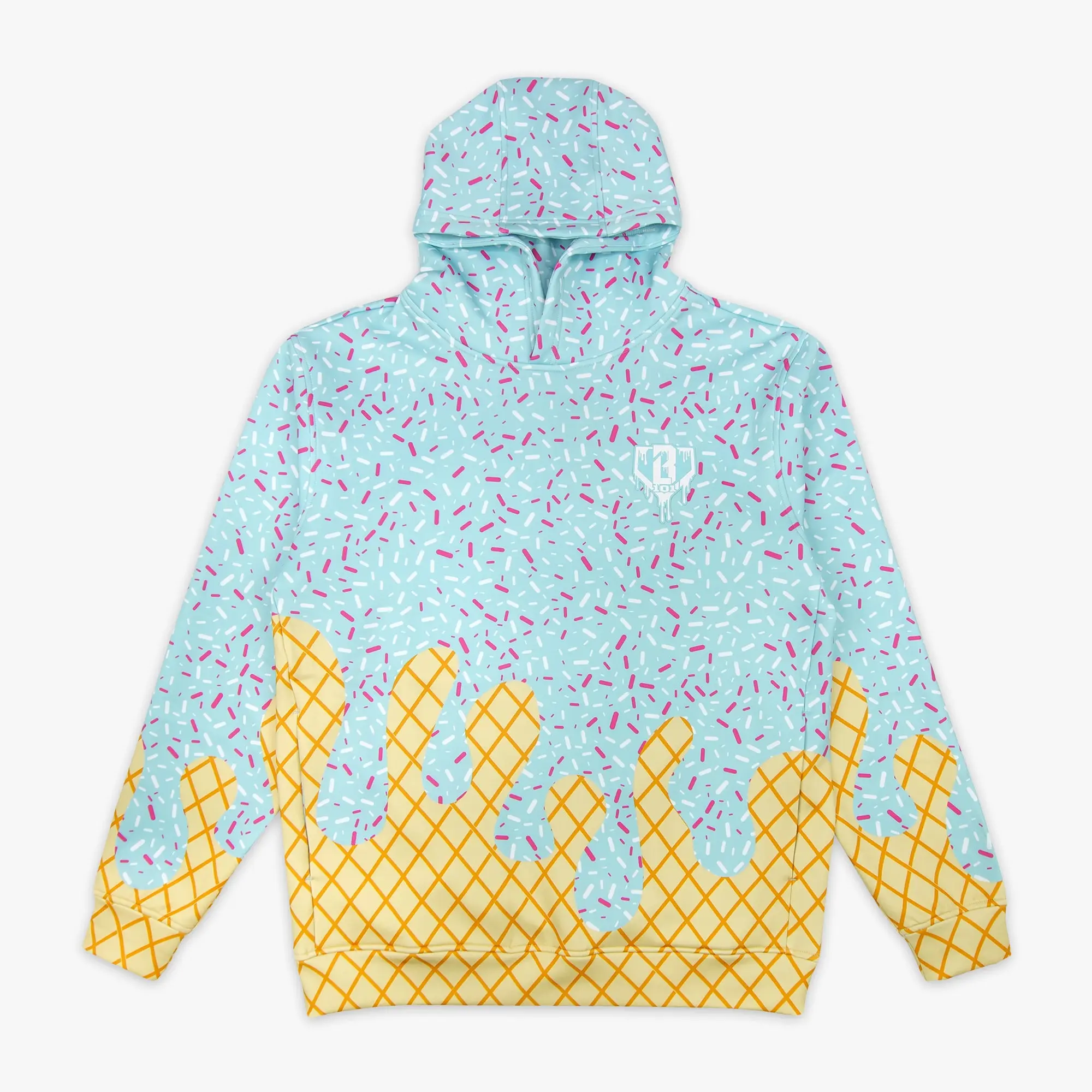 Baseball Lifestyle 101 Ice Cream Hoodie, Graphic Baseball Pullover, Unisex Casual Sports Hoodie, Game Day Streetwear, Youth & Adult Sizes