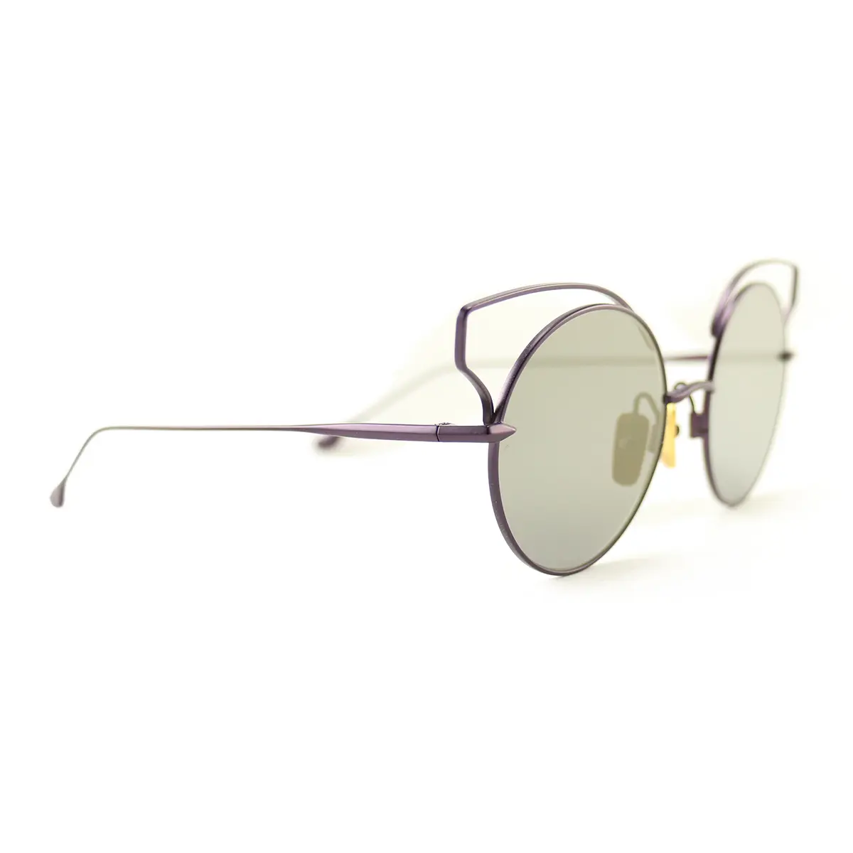 DITA Womens Womens Sunglasses Believer Purple 52mm Roud Shape