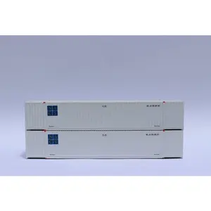 Jacksonville Terminal Company 535046 NACS 53' HIGH CUBE, 6-42-6 corrugated containers with Magnetic system, Corrugated-side. JTC #535046, N Scale