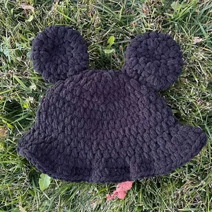 Themed Crochet Fluffy Bucket Hats