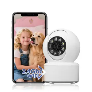 2.4GHz WiFi Smart Indoor Security Camera, 1080P HD Camera with Night Vision, Motion-Detection Camera with Two-Way Audio for Home
