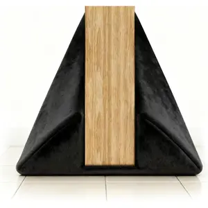 Under Door Draft Stopper Door Gap Filler Adjustable 30"-36" Weather Stripping & Door Seal, Blocks Noise & Air Draft, Black