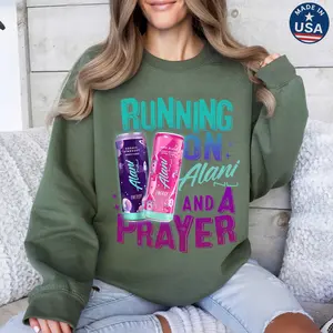 Fueled By Alani Nu And Faith Sweatshirt – Workout Girl Graphic Sweater