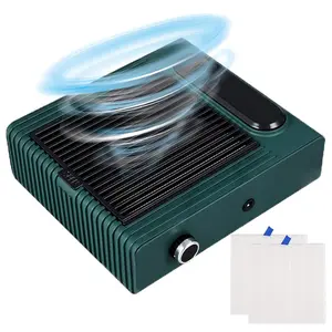 Biutee 80W Nail Dust Collector for Acrylic Nails Adjustable Dust Collector for Nails Vacuum Machine Dust Extractor Cleaner with 2 Reusable Filters for Salon Home, Green Manicure Nail Care Gel Nail File Plastic Nail Art Cutics Cleanser Cleansing