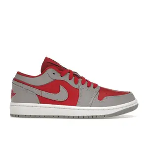Jordan Women's 1 Low SE Homage Split Gym Red Cement Grey, from StockX