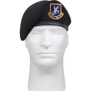 Midnight Navy Blue - Inspection Ready Beret With USAF Flash