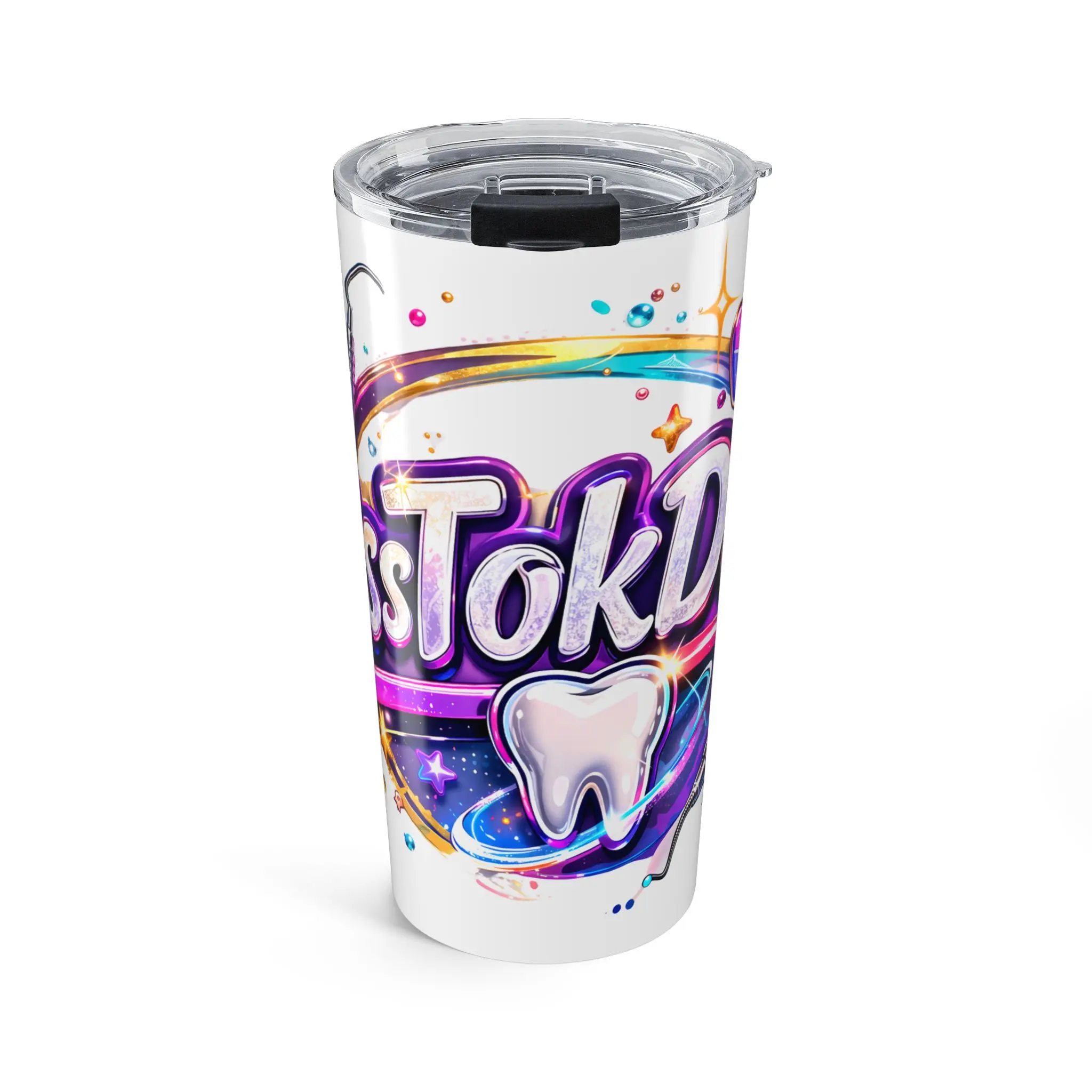 Miss Tok Dental 20oz Tumbler Cup/ Perfect for All Women in Dental