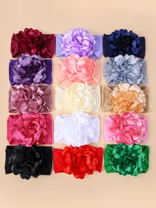 3-Piece Multi-Layer Flower Hairbands, Hair Accessories Set, Soft Comfortable Non-Damaging Headbands, Perfect for Shopping & Photography, Ideal Gift for Girls