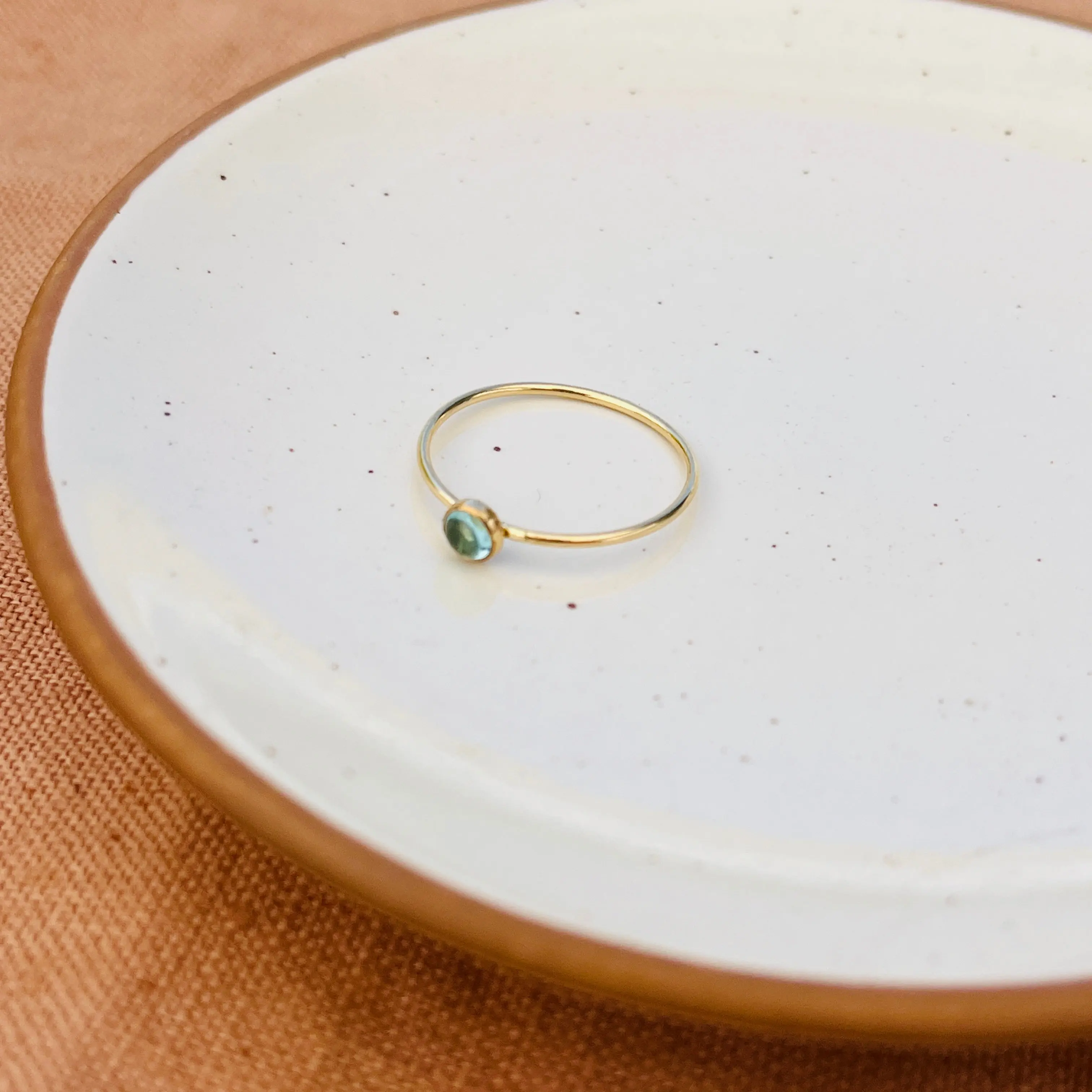 BLUE APATITE RING BLUE APATITE RING
