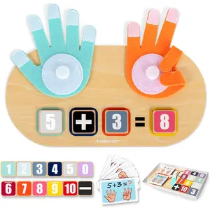 Preschool Learning Toys for Toddlers 3-4, Montessori Toys for 3-5 Year Old Boys Girls Birthday Gifts, Educational Number Blocks Math Manipulatives