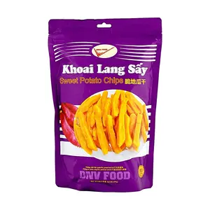 DNV FOOD Vietnamese Sweet Potato Fries - Crispy & Naturally Sweet Dried Sweet Potato Snacks, 250g, No Additives