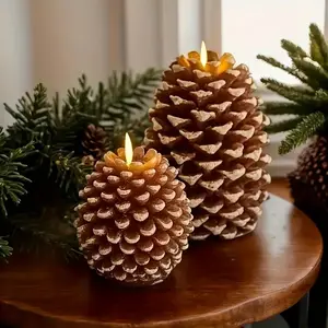 Silicone Pinecone Candle Mold, Handmade Silicone Irregular Shape Decorative Handicraft Mould, Perfect Gift for DIY Crafts & Resin Art Projects Handcraft