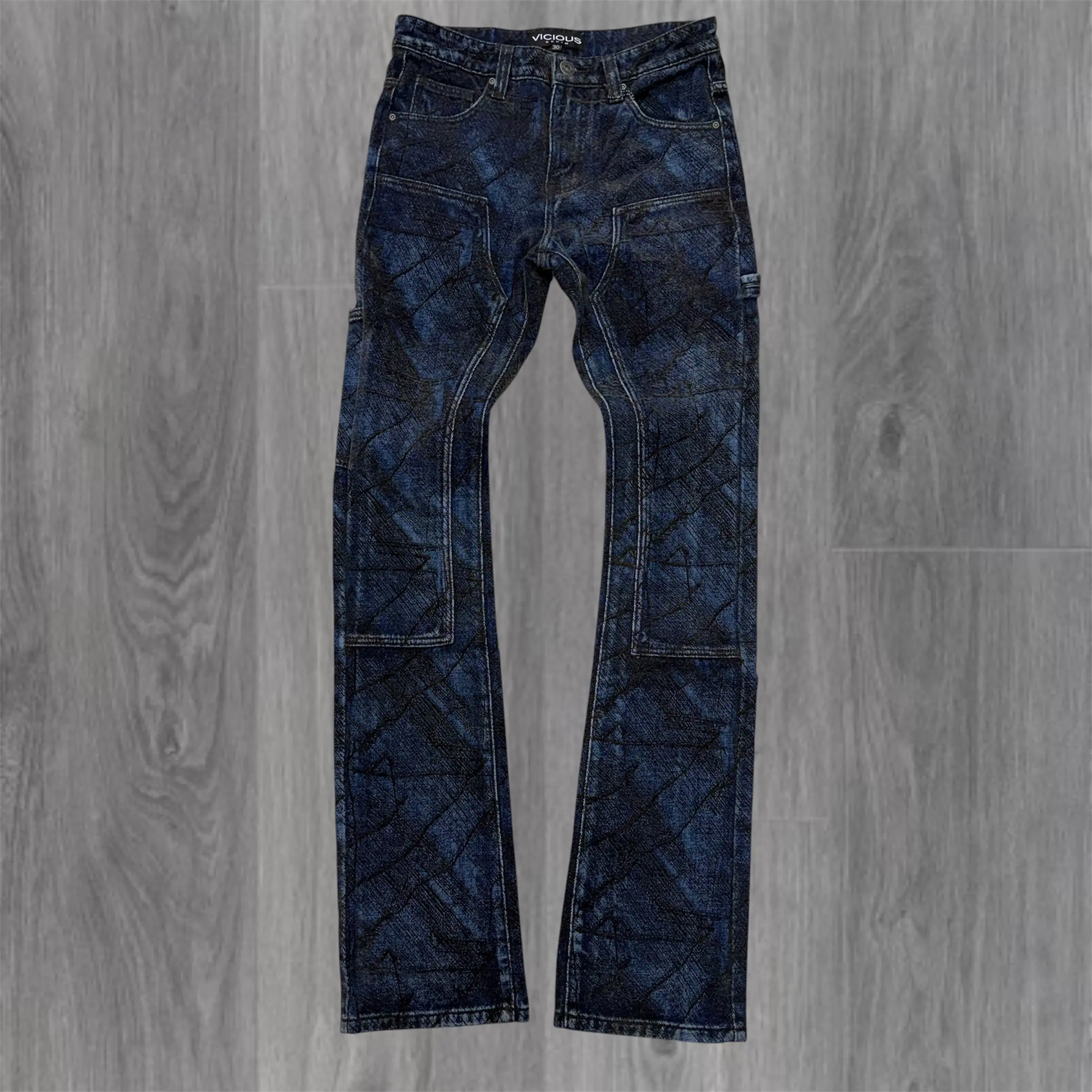 Vicious- Premium Denim Vicious with Matching Jackets Brown - VC1268