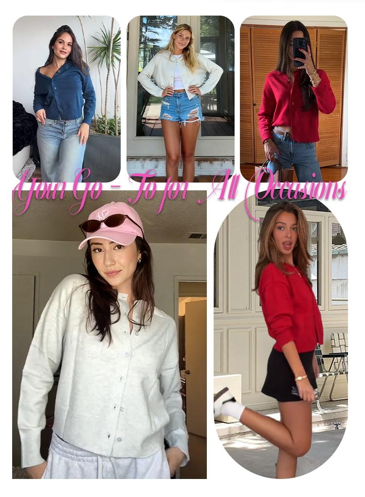 AUTOMET Cropped Cardigan Sweaters for Women Lightweight Crop Cotton Knit Y2k Fall Outfits Fashion Clothes 2025 Fallreshness Soft Open Front Long Sleeve Casual Wear