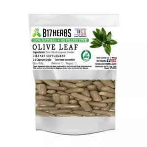 Olive Leaf Caps | Olea Europaea | Wellness & Antioxidants | 100 veggie caps, 400mg