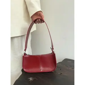 Women's Fashionable Solid Color Shoulder Bag, Casual Versatile Underarm Bag for Daily Used, Trendy All-match Commuter Bag