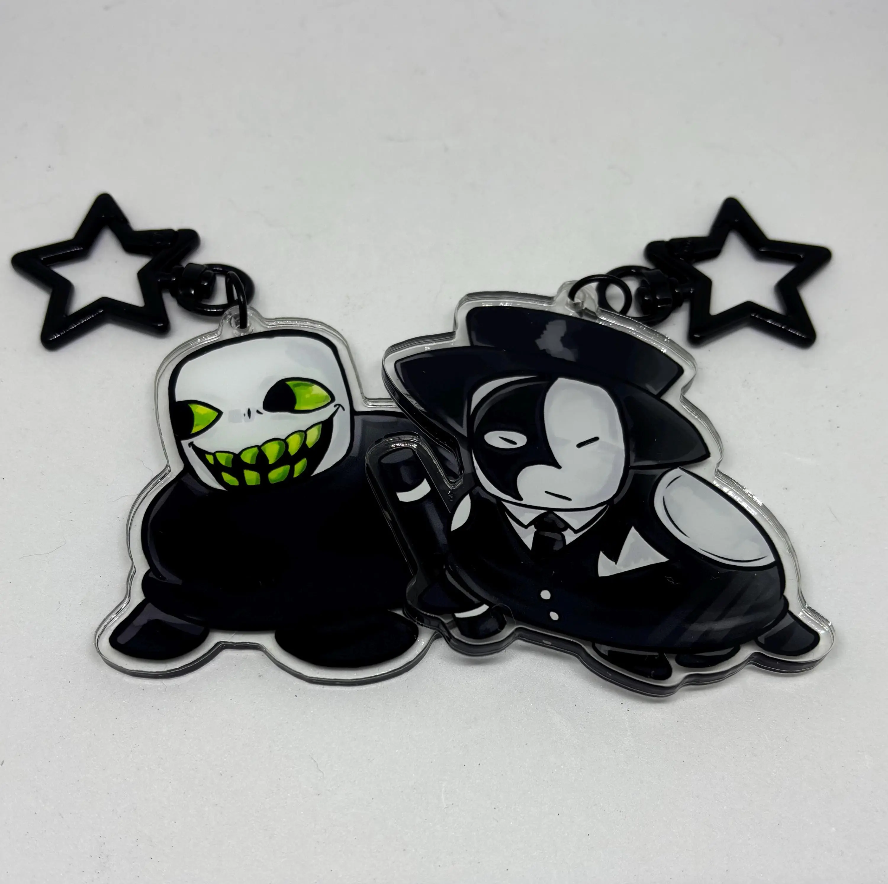 Die of Death Pursuer and Artful Acrylic Keychains | Unique Keychain Designs | Perfect for Backpacks, Keys and Gifts | High Quality and Customer Favorite Items