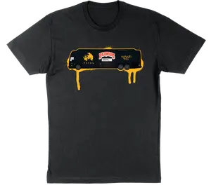 TICAL x Backwoods Tour Bus Limited Edition T Shirt Black